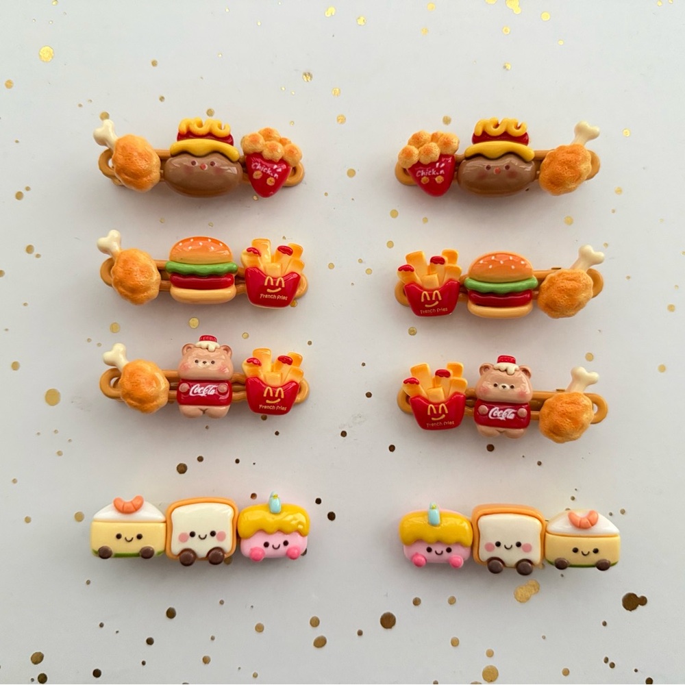 New Cute girls hair clips set of 2
